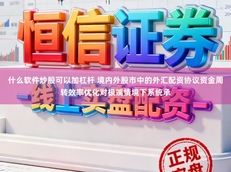什么软件炒股可以加杠杆 境内外股市中的外汇配资协议资金周转效率优化对极端情境下系统承