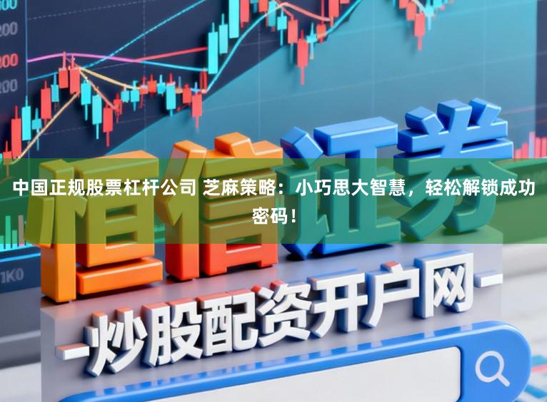 中国正规股票杠杆公司 芝麻策略：小巧思大智慧，轻松解锁成功密码！
